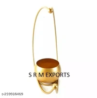 Antique Collection Creative Metal Geometric Designer Vase - Gold
