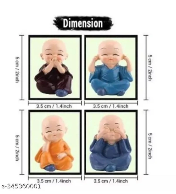Little Baby Monk Set of 4