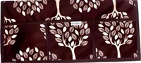 Fine Quality Refrigerator Cover for Top with 6 Utility Pockets - Brown