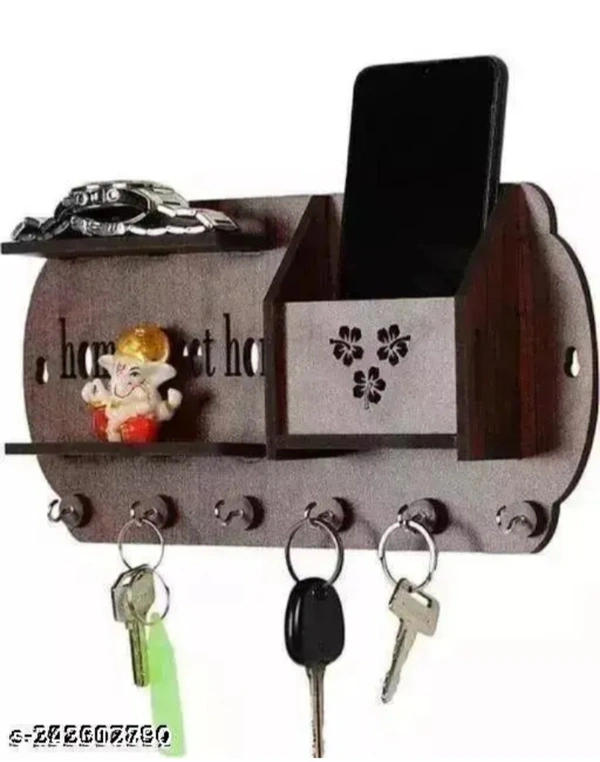 Digital Outlet Art Key Holder  - Brown
