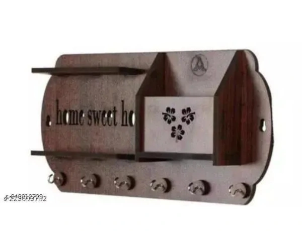 Digital Outlet Art Key Holder  - Brown