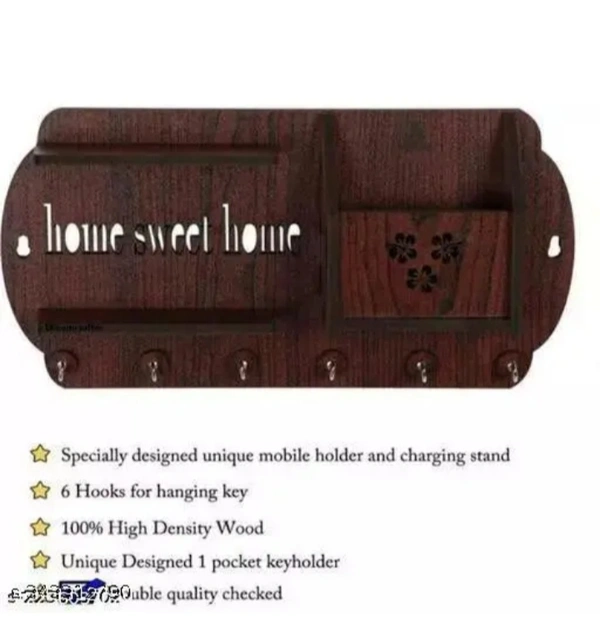 Digital Outlet Art Key Holder  - Brown