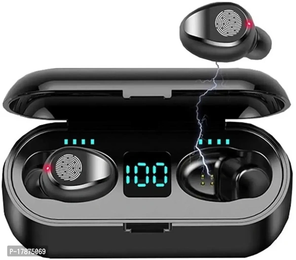 RB F9 Earbuds/TWs Upto 300 Hrs Playtime With 2000 mAh Power Bank ASAP Charge