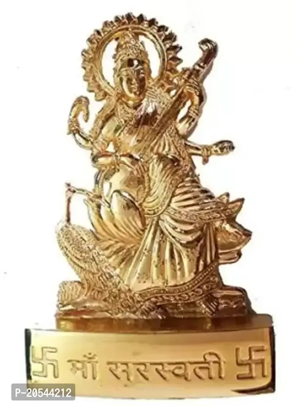 Classic Metal Maa Sarswati Showpiece Pack Of 1