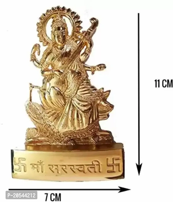 Classic Metal Maa Sarswati Showpiece Pack Of 1