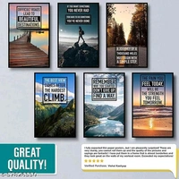 Motivational Wall Posters and Inspirational Quotes | APJ Abdul kalam, B.R. Ambedkar, Swami Vivekananda , Mahatma Gandhi | Pack of 04 Posters