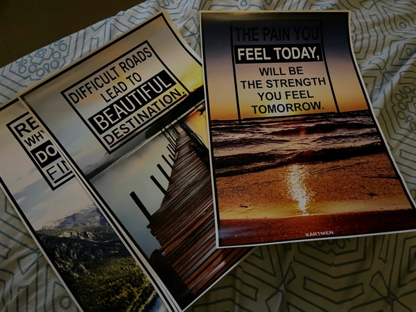 Motivational Wall Posters and Inspirational Quotes | APJ Abdul kalam, B.R. Ambedkar, Swami Vivekananda , Mahatma Gandhi | Pack of 04 Posters