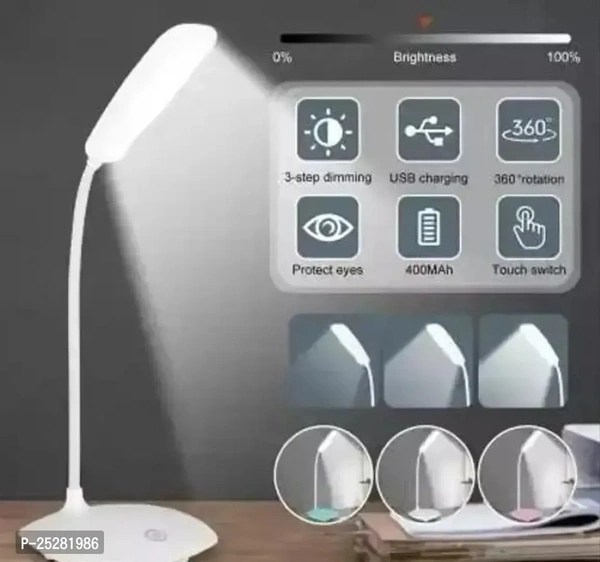 Led Table Lamp Led Light 3 Modes Dimmable Touch Sensor Eye Protection Student Study Lamp Desk Lamp Study Lamp Rechargeable Led Torch Touch On Off Switch Student Study Reading Dimmer Led Table Lamps 