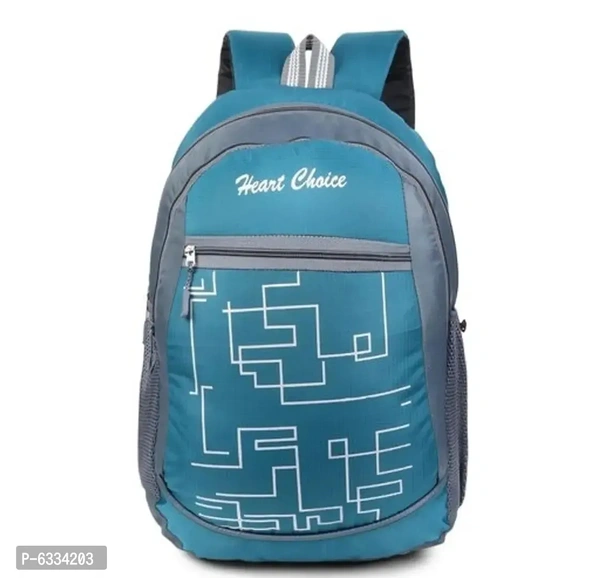 HEART CHOICE Casual Waterproof Laptop Backpack Office Bag School Bag College Bag For Men and Women (Green Black)