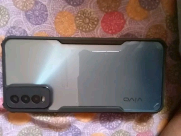 SpazyCase® Transparent Bumper Clear Back Case Cover Camera Protection For vivo Y12G (Shock Proof Black)