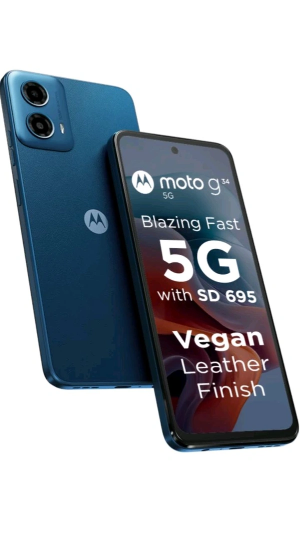 MOTOROLA G34 5G (Ocean Green, 128 GB) (8 GB RAM)