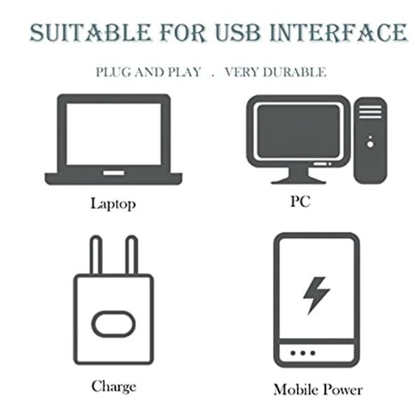 ( PACK OF 3 ) Portable & Compact USB LED Light 