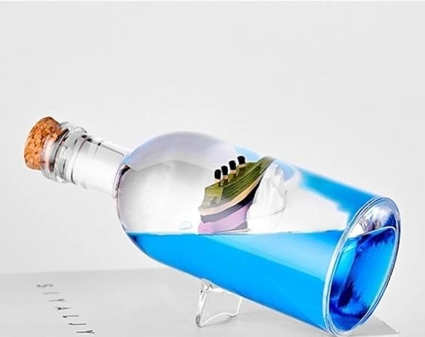 Unsinkable Wavy  Floating Ship with Stand Cute Decor , Gift