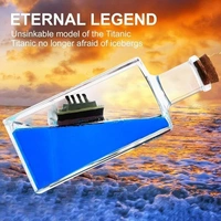 Unsinkable Wavy Floating Ship inside Cute Bottle 