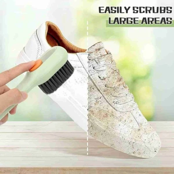 Shoe Cleaning Brush With Liquid Dispenser 