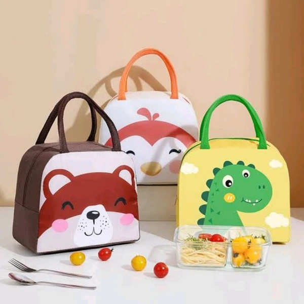 Super Cute Kids Favourite Cartoon Designed Insulated Lunch Bags