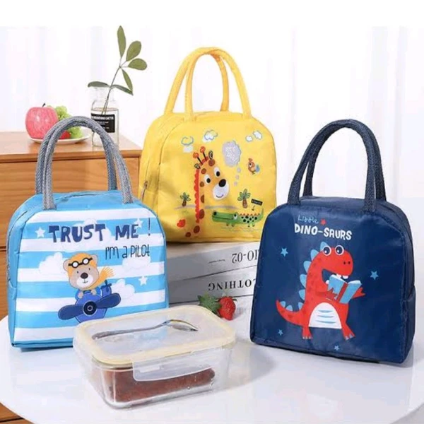 Super Cute Kids Favourite Cartoon Designed Insulated Lunch Bags