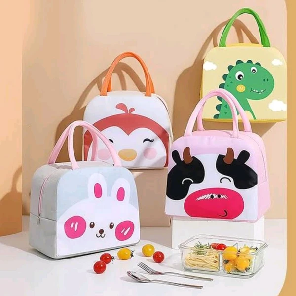 Super Cute Kids Favourite Cartoon Designed Insulated Lunch Bags