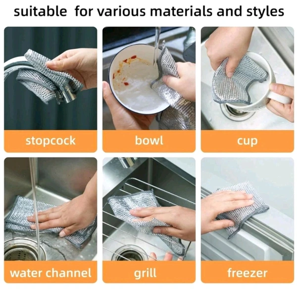 Trending Steel Wire Dishes And Vessels Cleaning Cloth