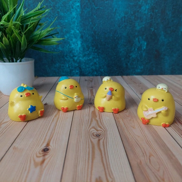 4 in 1 High Quality Cute Stress Relief Yellow Ducks