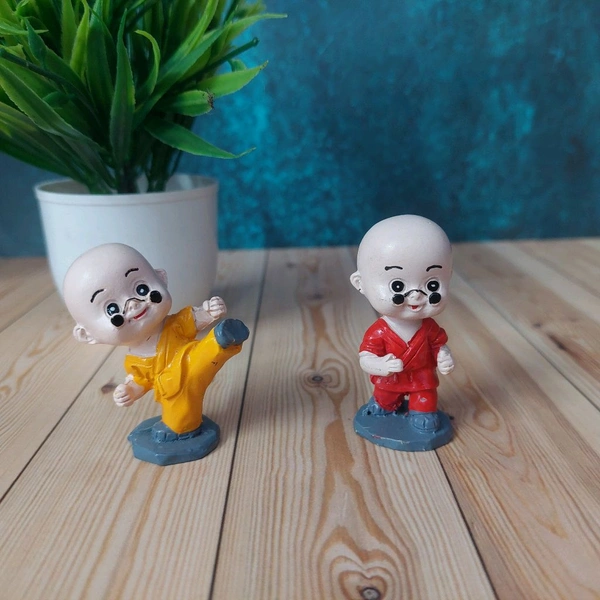 2 in 1 Cute Stunt Reaction Buddha Monk Set