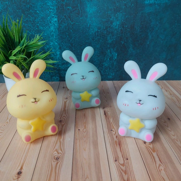 Super Cute Bunny Doll With Cute Night Light And Best Gift