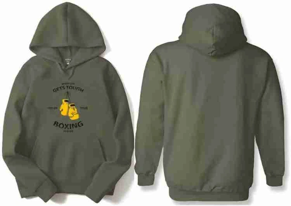 Daily Usable Warm Hoodie - Pine Green, S