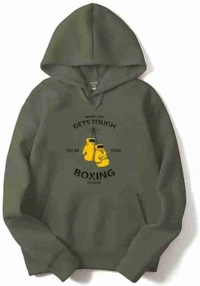 Daily Usable Warm Hoodie - Pine Green, S