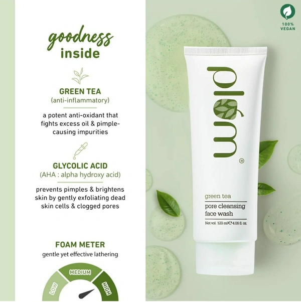 Plum Green Tea  Cleansing Face Wash - 75 ml