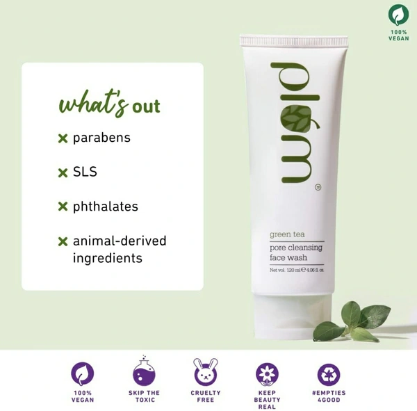 Plum Green Tea  Cleansing Face Wash - 75 ml