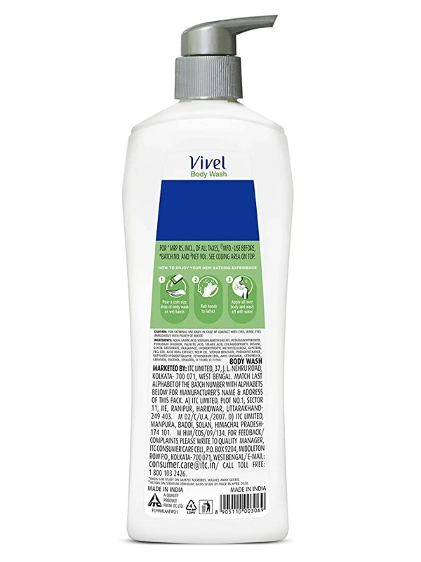 VIVEL Body Wash Neem Oil & Aloe Vera  - 500 ml