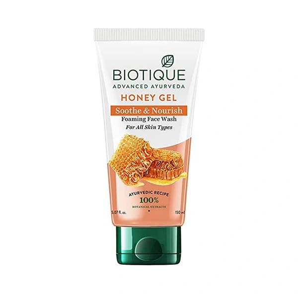 Biotique Honey Gel Soothe & Face wash  - 150 ml