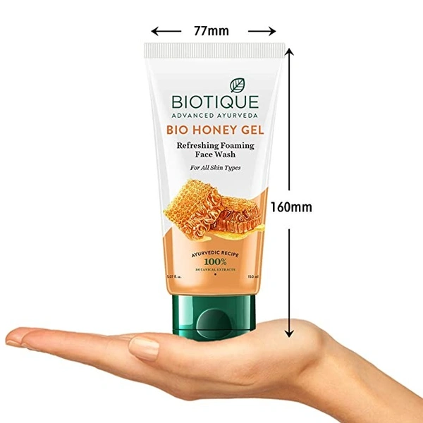 Biotique Honey Gel Soothe & Face wash  - 150 ml