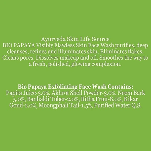 Biotique Papaya Deep Cleanse Face Wash  - 150 ml