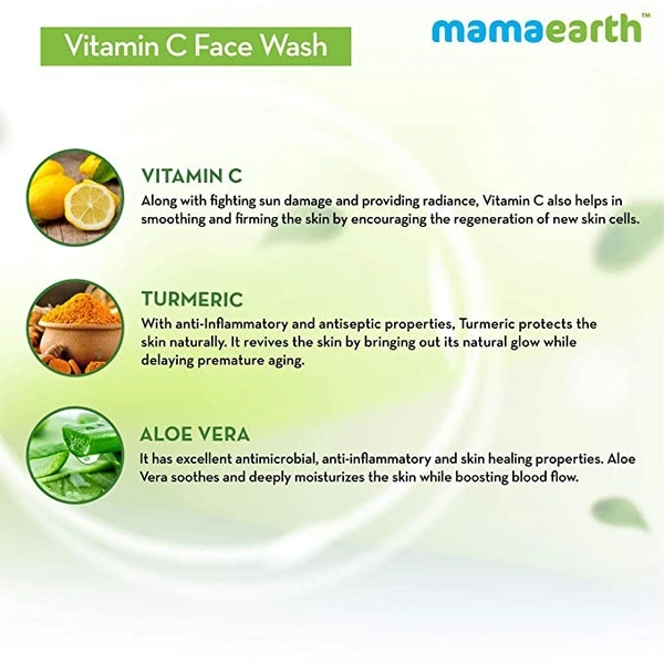 Mama Earth Beauty Face Wash Vitamin C - 250 ml