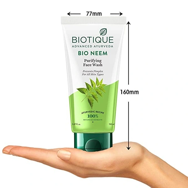  Biotique Fresh Neem Pimple Control Face Wash  - 150 ml