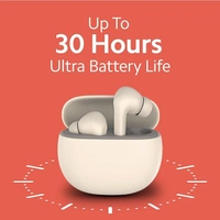 Redmi Buds 4 Active - Bass Black, 12mm Drivers(Premium Sound Quality), Up to 30 Hours Battery Life, Google Fast Pair, IPX4, Bluetooth 5.3, ENC, Up to 60ms Low Latency Mode, App Support - Free size, White, 7 days return and replacement from the date of delivery, 6 months manufacturing