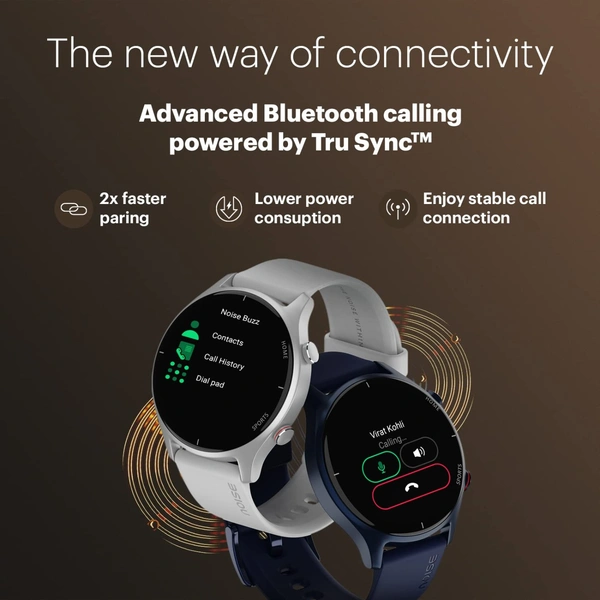 Noise Twist Bluetooth Calling Smart Watch with 1.38" TFT Biggest Display, Up-to 7 Days Battery, 100+ Watch Faces, IP68, Heart Rate Monitor, Sleep Tracking (Gold Wine) - FREE SIZE, GOLD WINE, 7 DAYS FROM THE DATE OF DELIVERY, 1 Year Manufacturing WARRANTY
