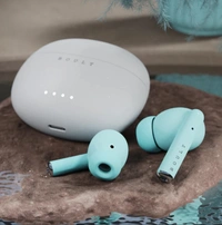 Boult W20 with Zen ENC Mic, 32H Battery Life, Low Latency Gaming, Made in India, 5.3v Bluetooth Headset  (Glacier Blue, True Wireless) - Free Size, Gray Blue, 7 days return available from the date of delivery, 6 months manufacturing warranty
