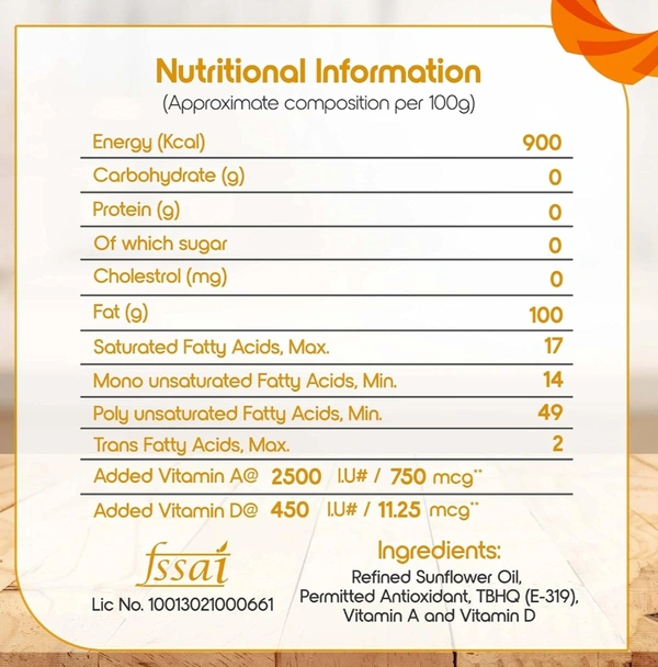 Fortune Sunlite Refined Sunflower Oil, 1L Goshop.in