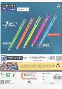 Classmate Notebook - Single Line, 120 Pages, 240 mm x 180 mm - Pack Of 4 Goshop.in