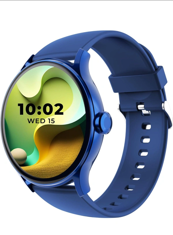 Beat XP beatXP Flare Pro 1.39” HD Display Bluetooth Calling Smart Watch, 100+ Sports Modes, Heart Rate Monitoring, SpO2, AI Voice Assistant, IP68  - Blue