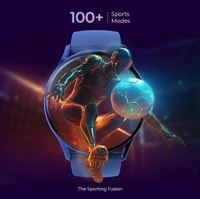 Beat XP beatXP Flare Pro 1.39” HD Display Bluetooth Calling Smart Watch, 100+ Sports Modes, Heart Rate Monitoring, SpO2, AI Voice Assistant, IP68  - Blue
