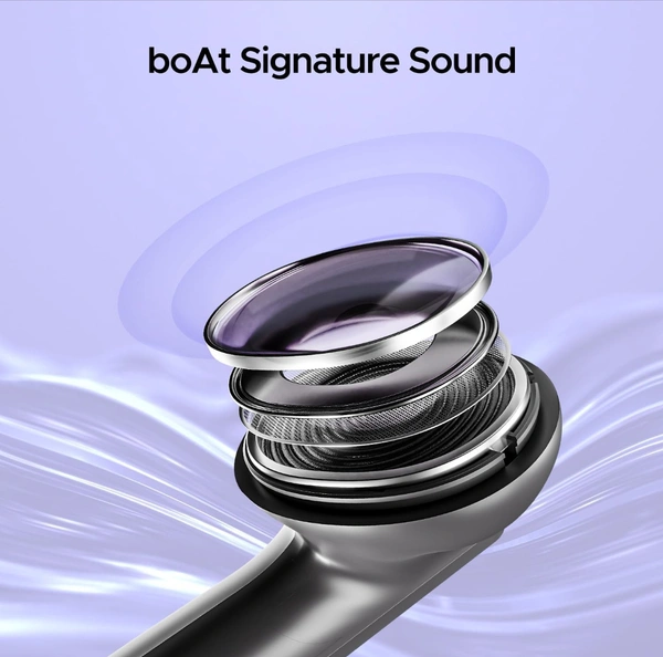 Boat boAt Newly Launched Airdopes 91 TWS Earbuds with 45 hrs Playtime, Beast™ Mode with 50 ms Low Latency, Dual Mics with ENx™, ASAP™ Charge, IWP™ Tech, IPX4 & Bluetooth v5.3 - Black