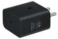 Samsung 25W Adapter (Original) - Black, C TO C