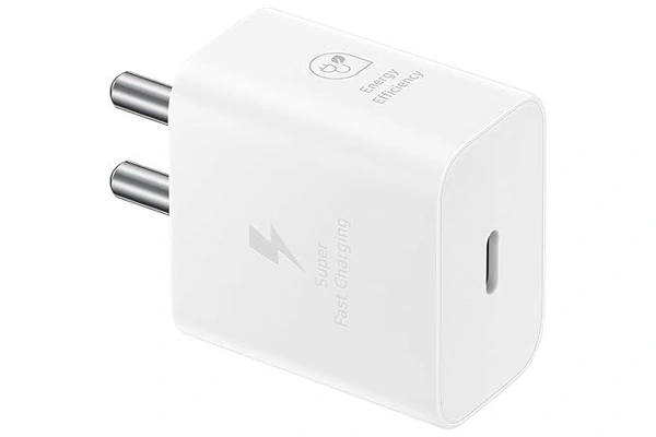 Samsung 45W Travel Charger With New Packing 1M Cable (Original) - White, 45W C TO C