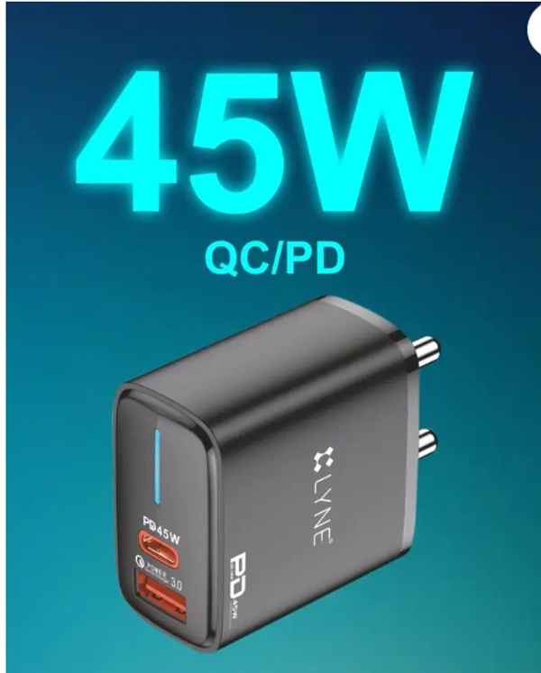 LYNE Chamber 34c - Black, TYPE C 45W