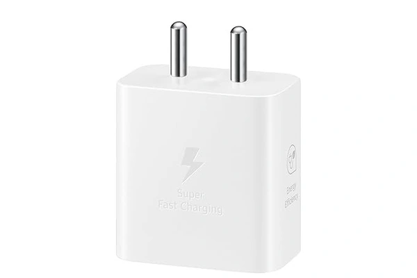 Samsung Original 25W Type-C Travel Adaptor Without Cable, Low Standby - White, C TO C