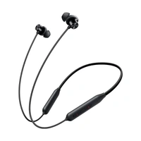 Oneplus Bullets Z2 Bluetooth Wireless in Ear Earphones with Mic, Bombastic Bass - 12.4 mm Drivers, 10 Mins Charge - 20 Hrs Music, 30 Hrs Battery Life, IP55 Dust and Water Resistant - Black
