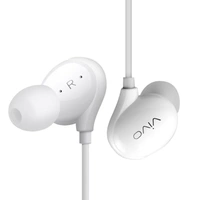 Vivo XE710 Wired Type C Earphones with Mic for Clear Calling, Powerful Audio,1.25M Cable - White, TYPE C